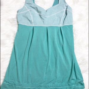 Lululemon Drawstring mint tank top size 6
